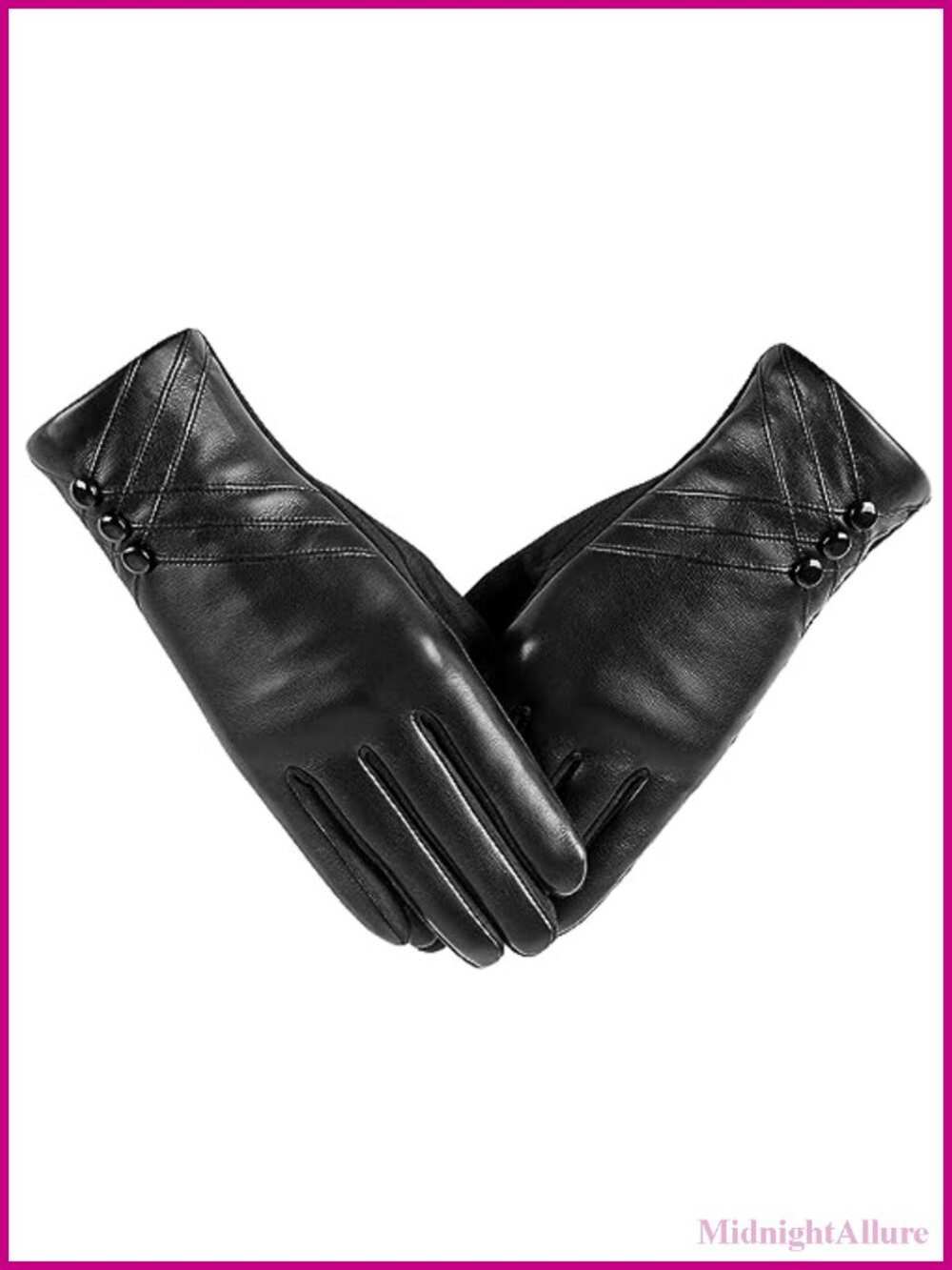 Leather Suede Winter Gloves Touchscreen Texting Cashmere Lined Windproof Driving